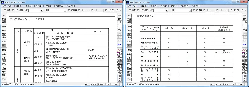 バルブ使用区分（2）