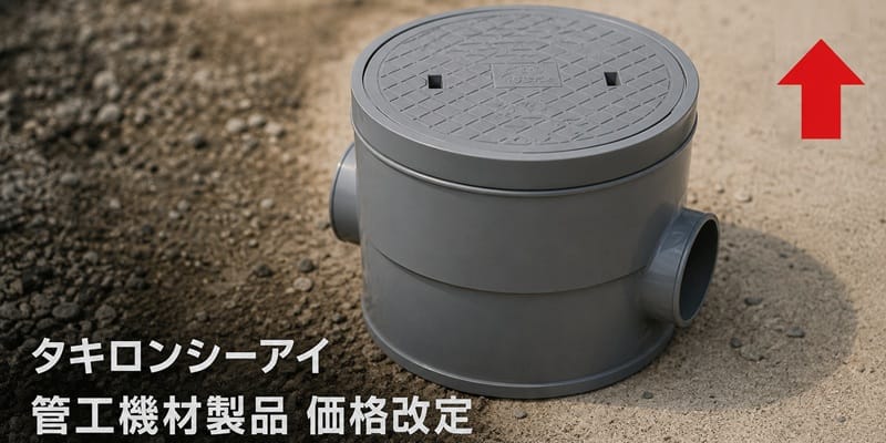 タキロンシーアイ株式会社｜管工機材製品価格改定