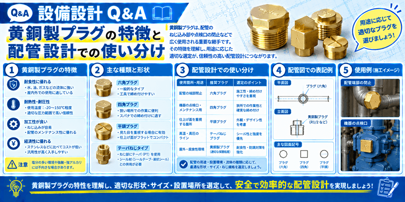 Brass plug